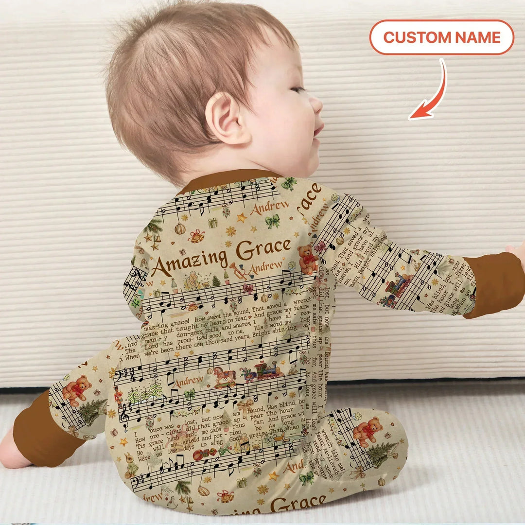 Amazing Grace Custom Name Convertible Zippy , Amazing Grace Custom Name Convertible Zippy - 0-3M