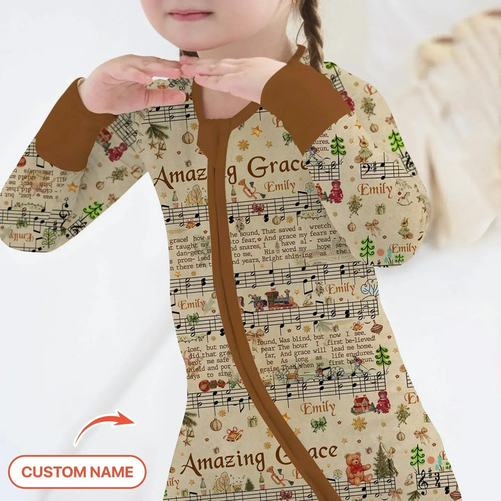 Amazing Grace Custom Name Convertible Zippy , Amazing Grace Custom Name Convertible Zippy - 0-3M