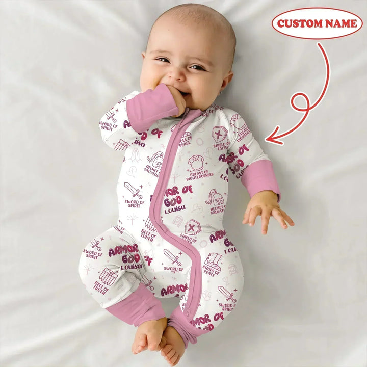 Armor of God Custom Name Convertible Zippy , Armor of God Custom Name Convertible Zippy - 0-3M