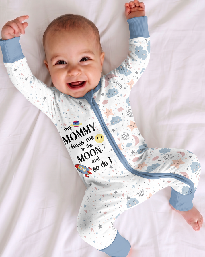 My Mommy Loves Me To The Moon And So Do I Bamboo Convertible Zippy