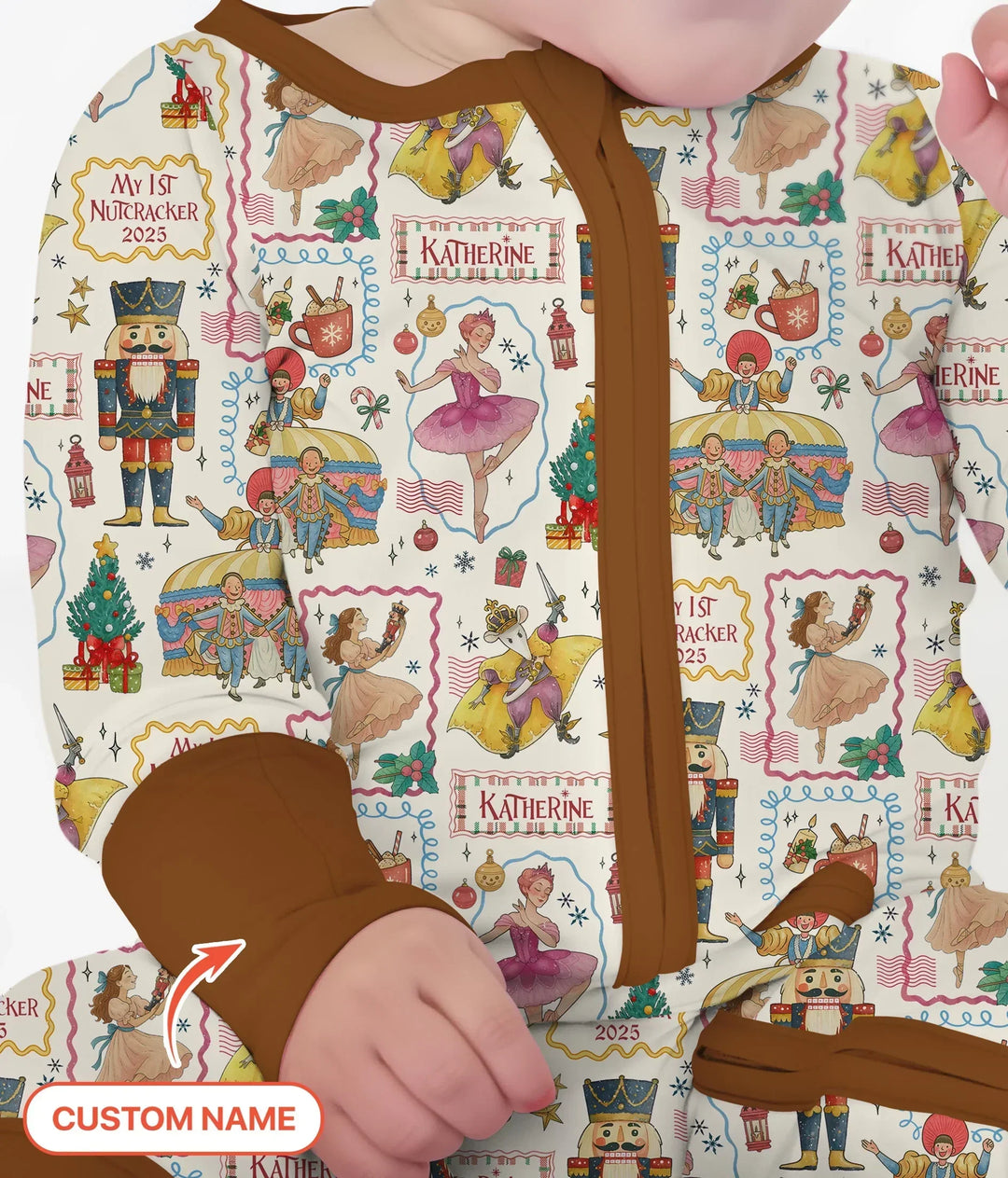 Custom Name "Magic of The Nutcracker" My First Nutcracker 2025 Bamboo Convertible Zippy