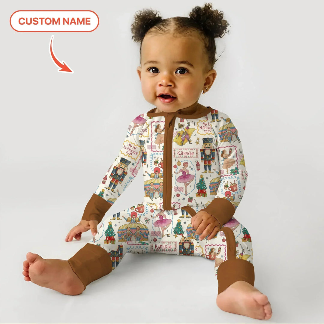 Custom Name "Magic of The Nutcracker" My First Nutcracker 2025 Bamboo Convertible Zippy