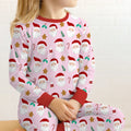 Christmas Sweet Santa Bamboo Two Piece Long Sleeve Pajama Set