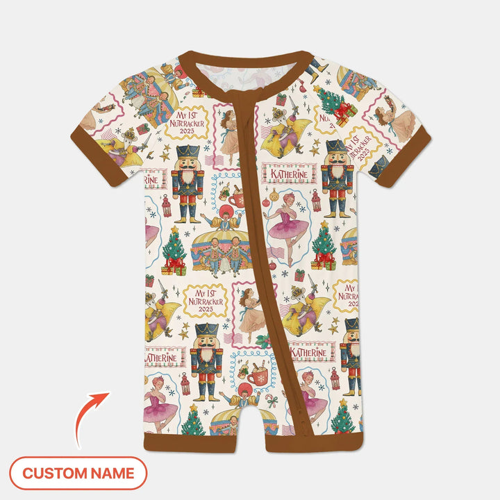 Custom Name "Magic of The Nutcracker" My First Nutcracker 2025 Bamboo Shorty Zippy