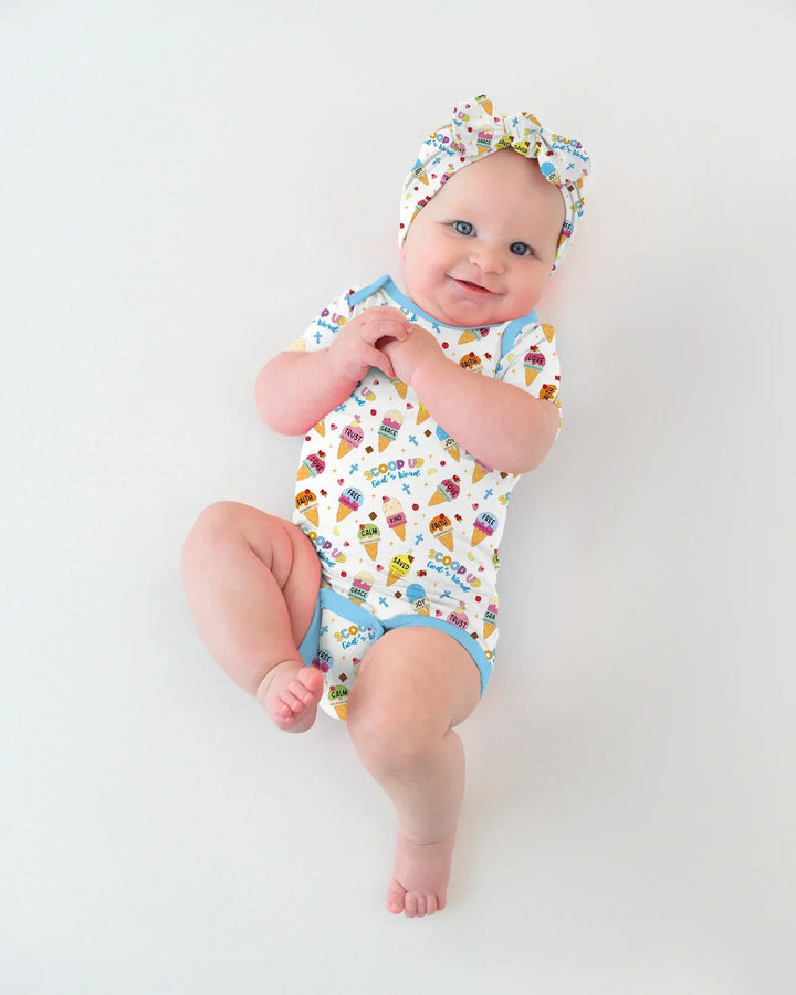 Ice Cream Summer Christian  Bamboo Bodysuit