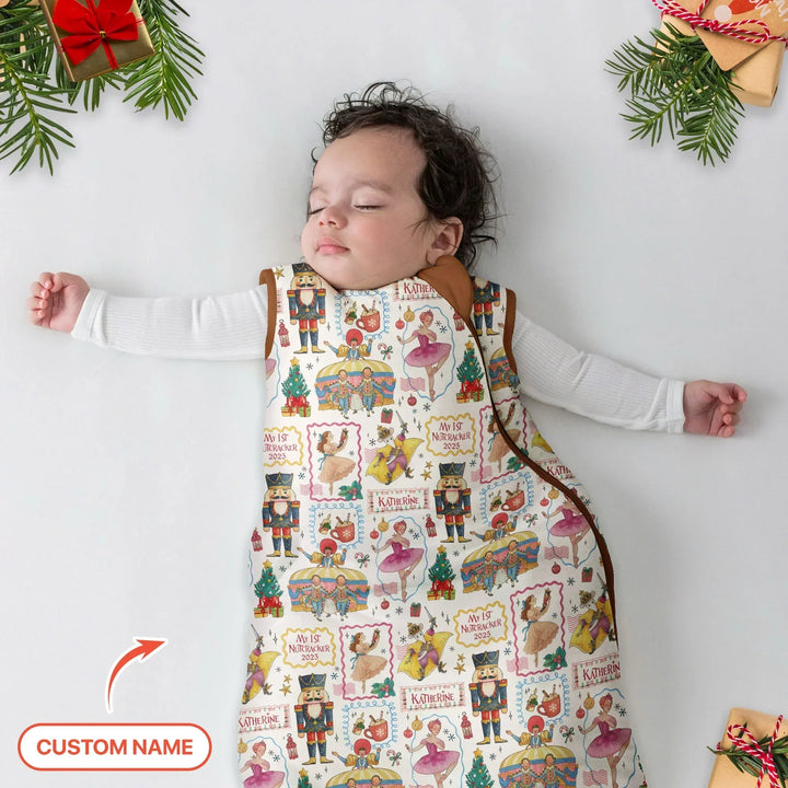 Custom Name "Magic of The Nutcracker" My First Nutcracker 2025 Bamboo Sleep Bag