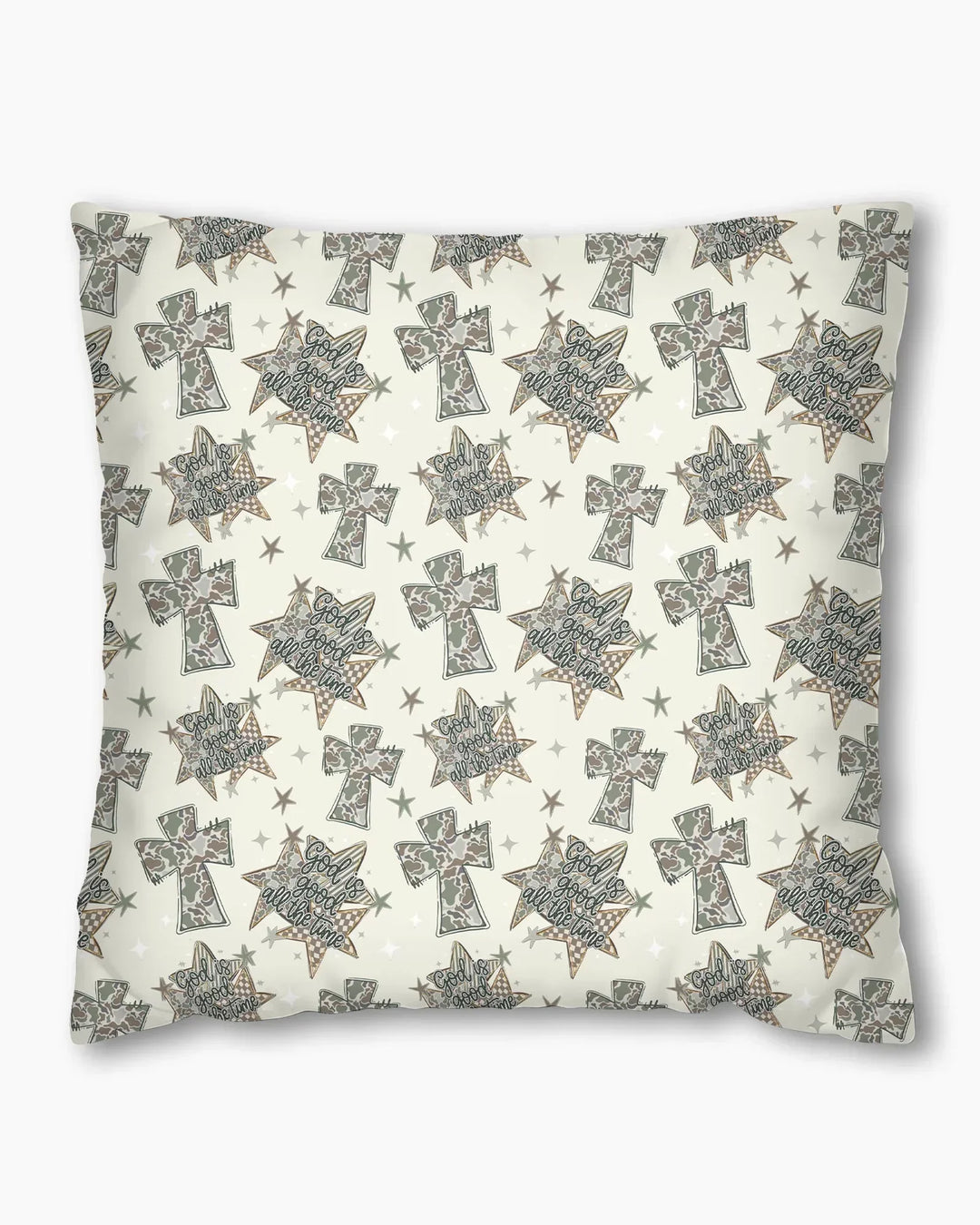 Camo God is Good Family Matching Bamboo Pillow Case