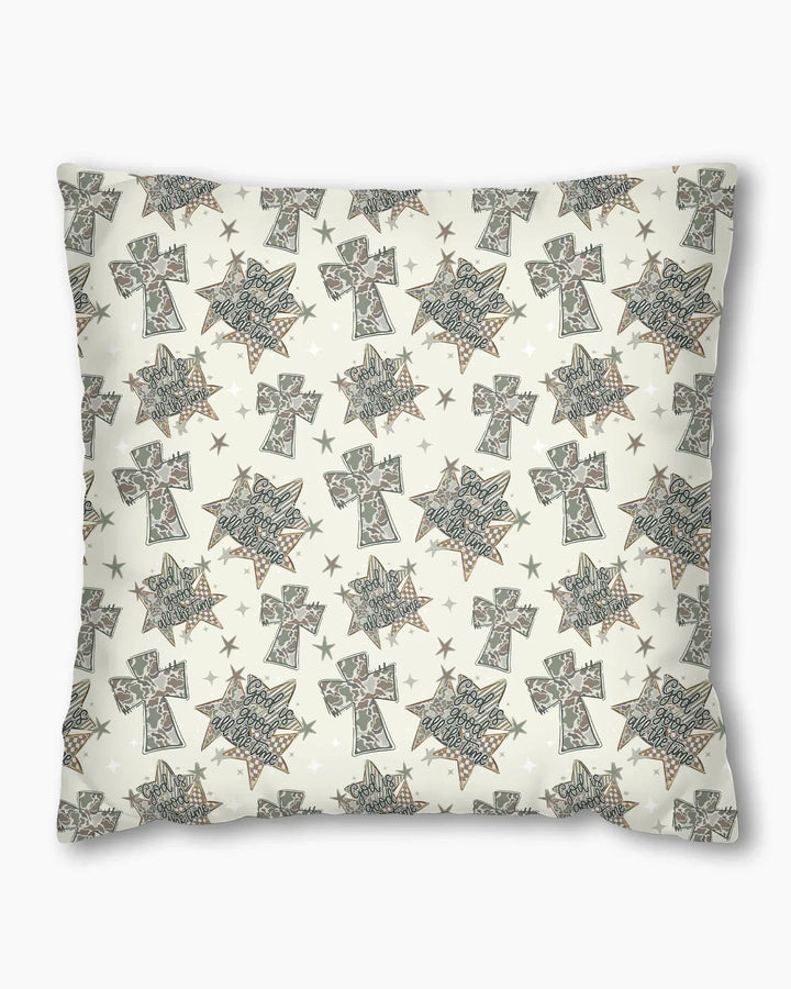 Camo God is Good Family Matching Bamboo Pillow Case