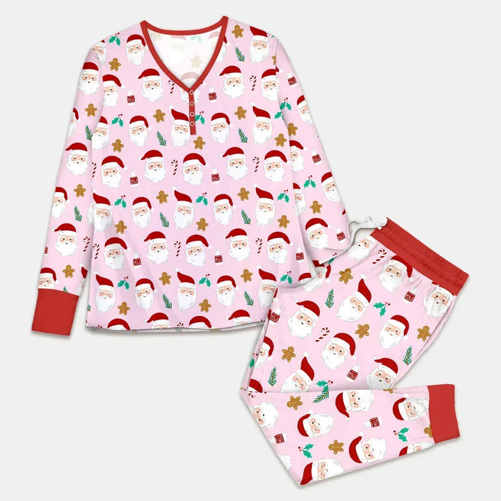 Christmas Sweet Santa Bamboo Women Pajama Set