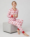 Christmas Sweet Santa Bamboo Women Pajama Set
