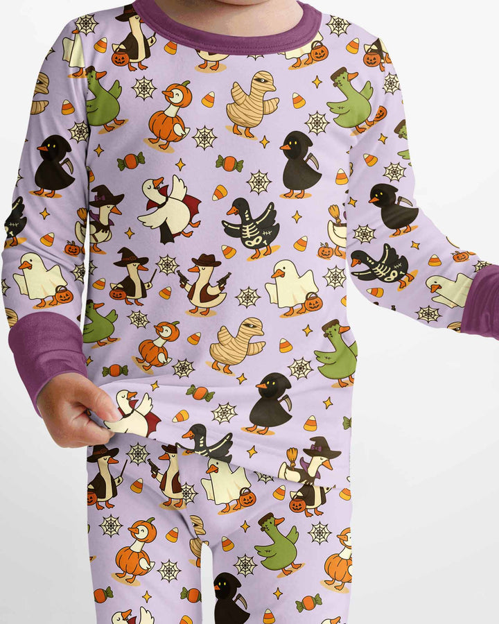 Template Bamboo Two Piece Long Sleeve Pyjamas Set