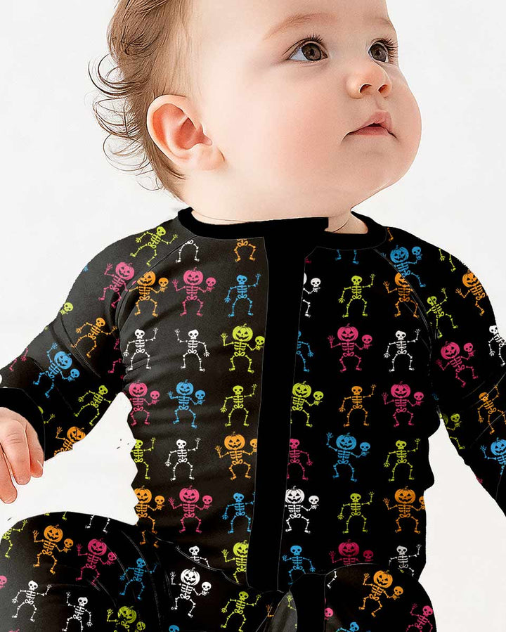 Halloween Dancing Skeleton Bamboo Convertible Zippy