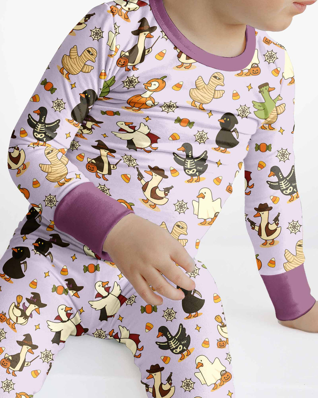 Template Bamboo Two Piece Long Sleeve Pyjamas Set