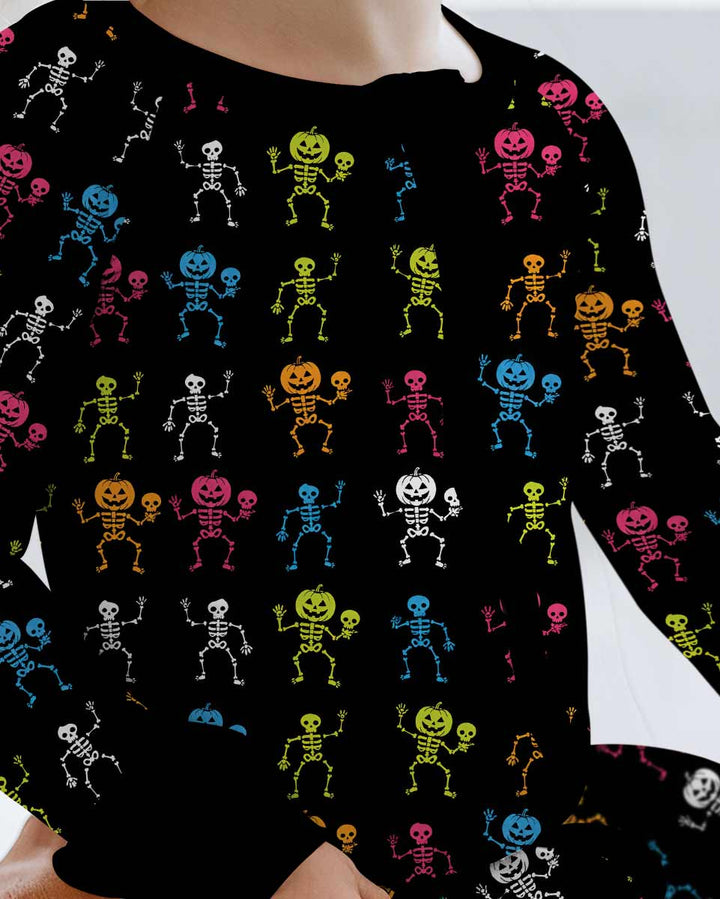 Halloween Dancing Skeleton Bamboo Convertible Zippy
