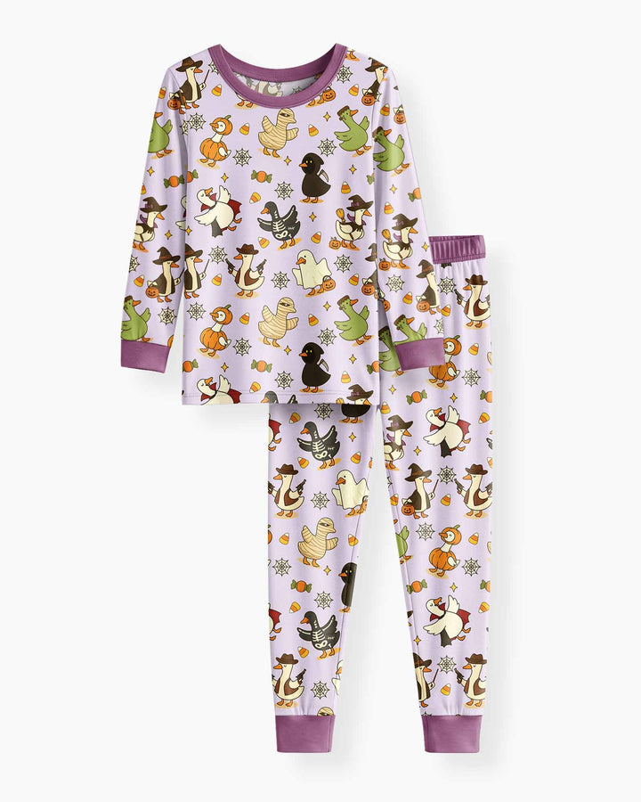 Template Bamboo Two Piece Long Sleeve Pyjamas Set