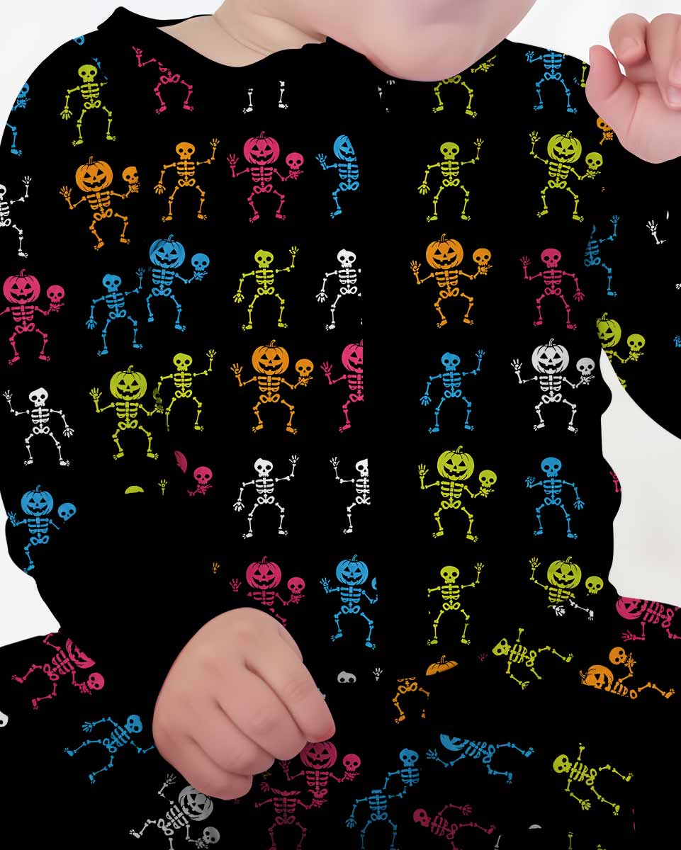 Halloween Dancing Skeleton Bamboo Convertible Zippy