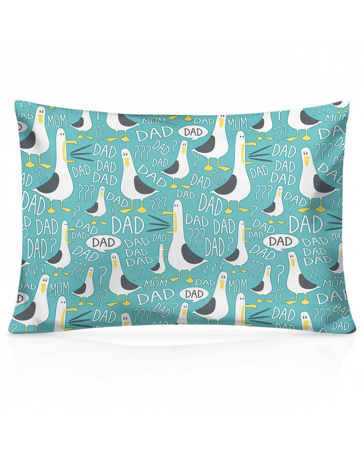 Funny Seagull DAD Bamboo Pillow Case