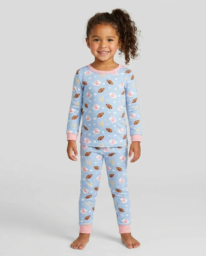 Template Bamboo Two Piece Long Sleeve Pyjamas Set