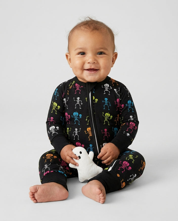 Halloween Dancing Skeleton Bamboo Convertible Zippy