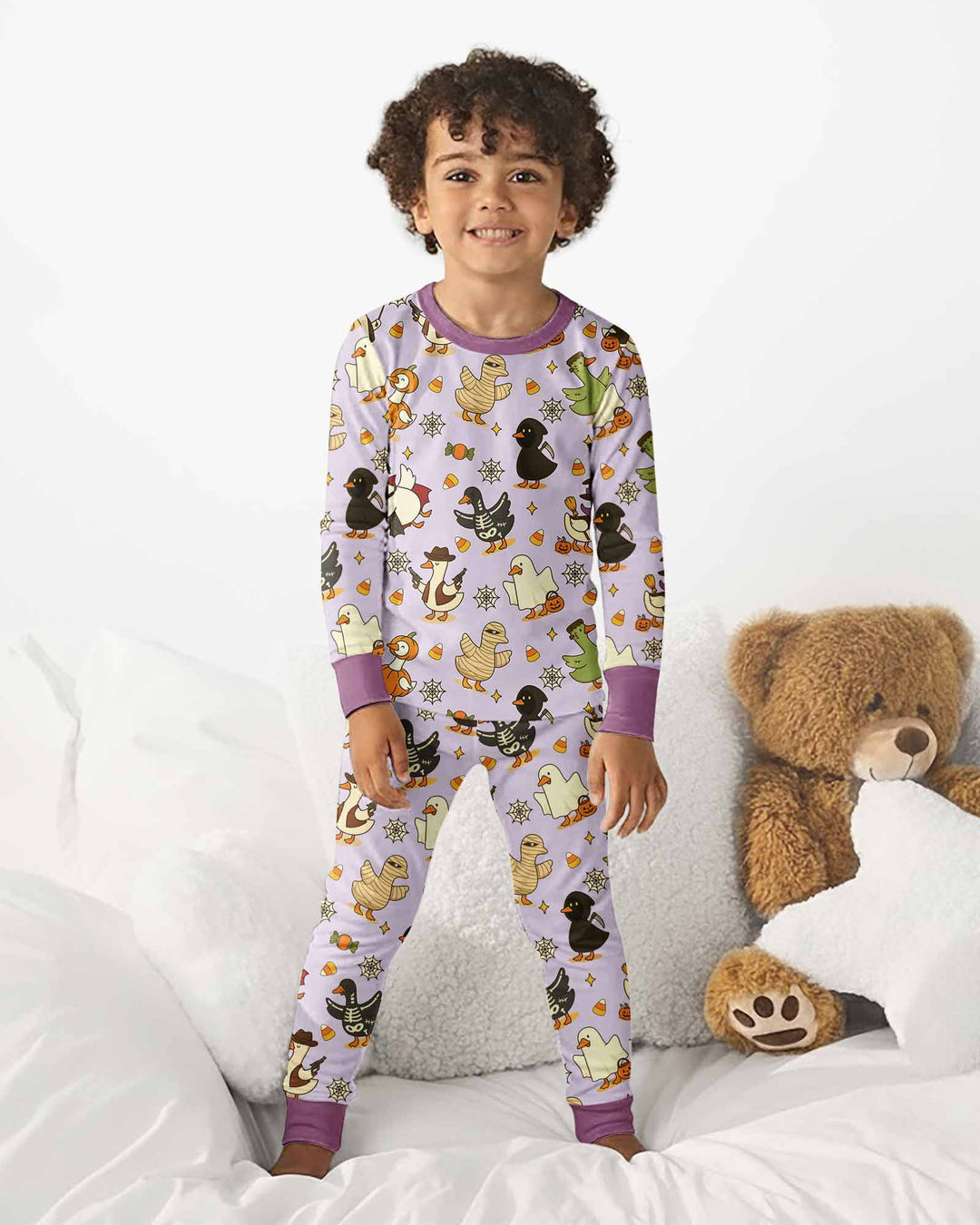 Template Bamboo Two Piece Long Sleeve Pyjamas Set