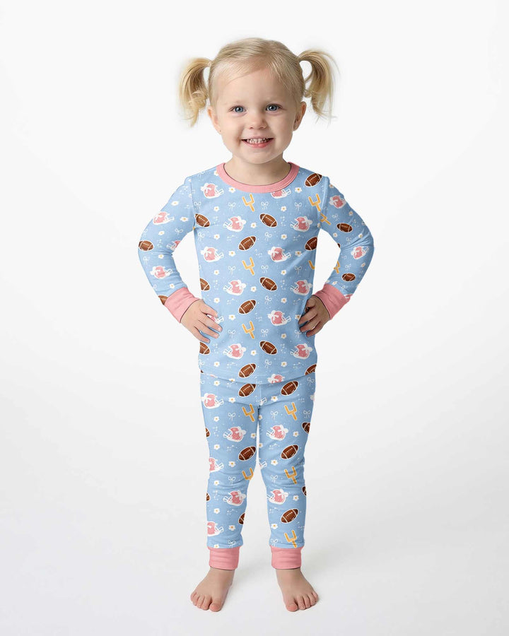 Template Bamboo Two Piece Long Sleeve Pyjamas Set