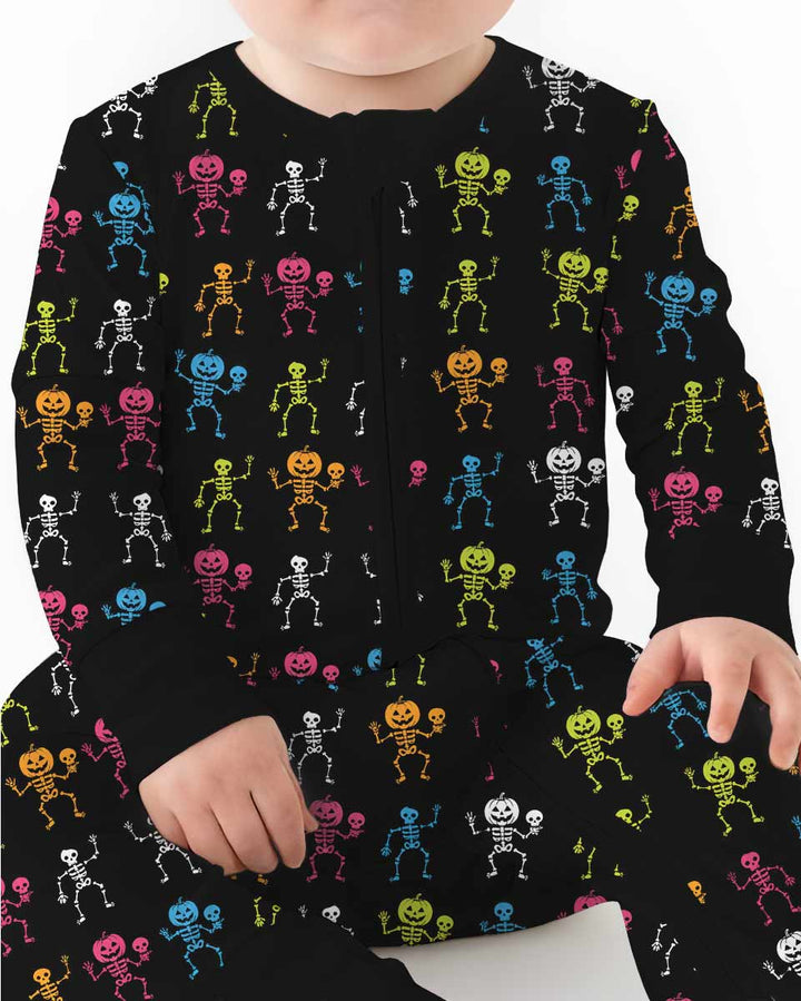 Halloween Dancing Skeleton Bamboo Convertible Zippy