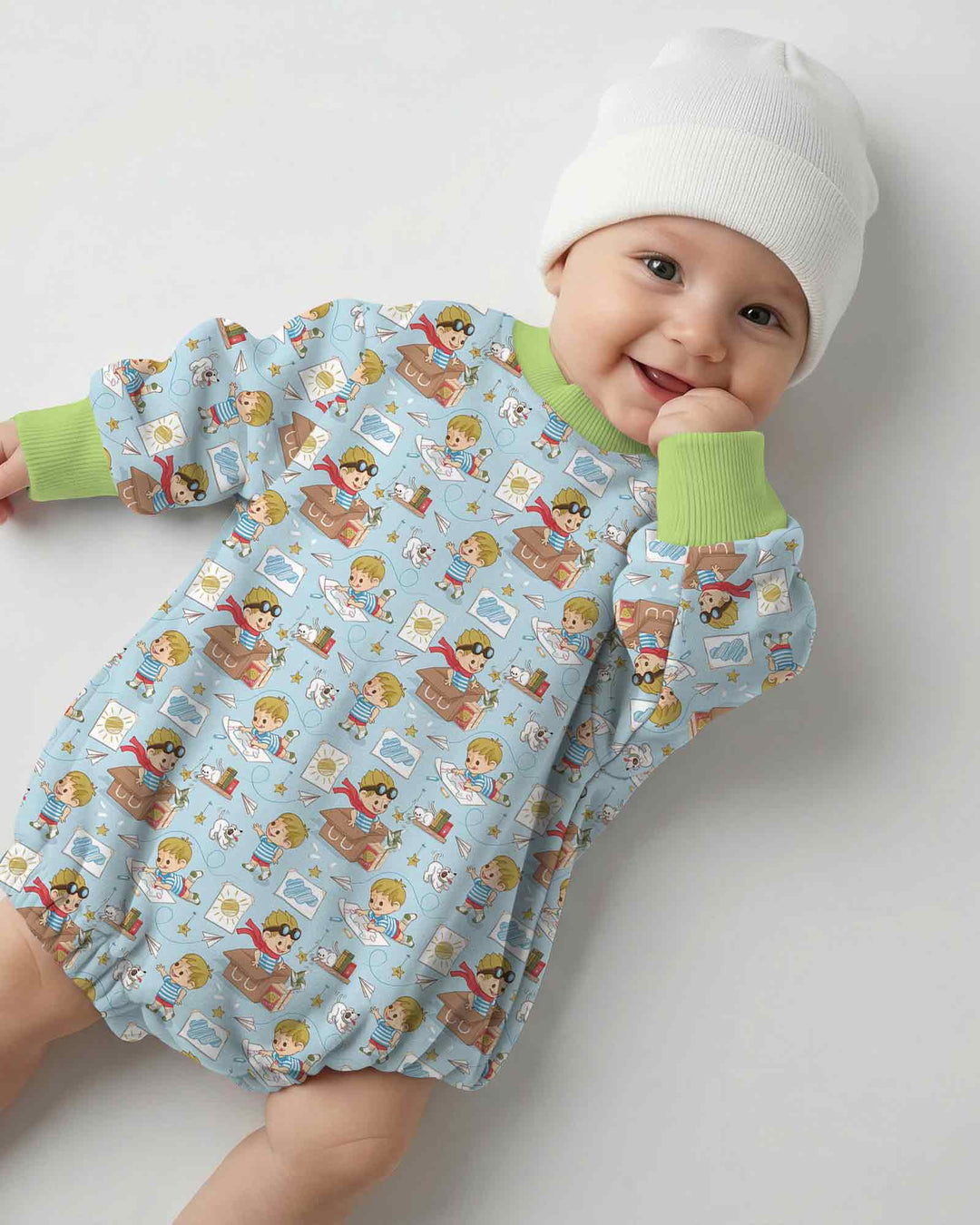 Tiny Explorer Tales Bamboo Bubble Romper