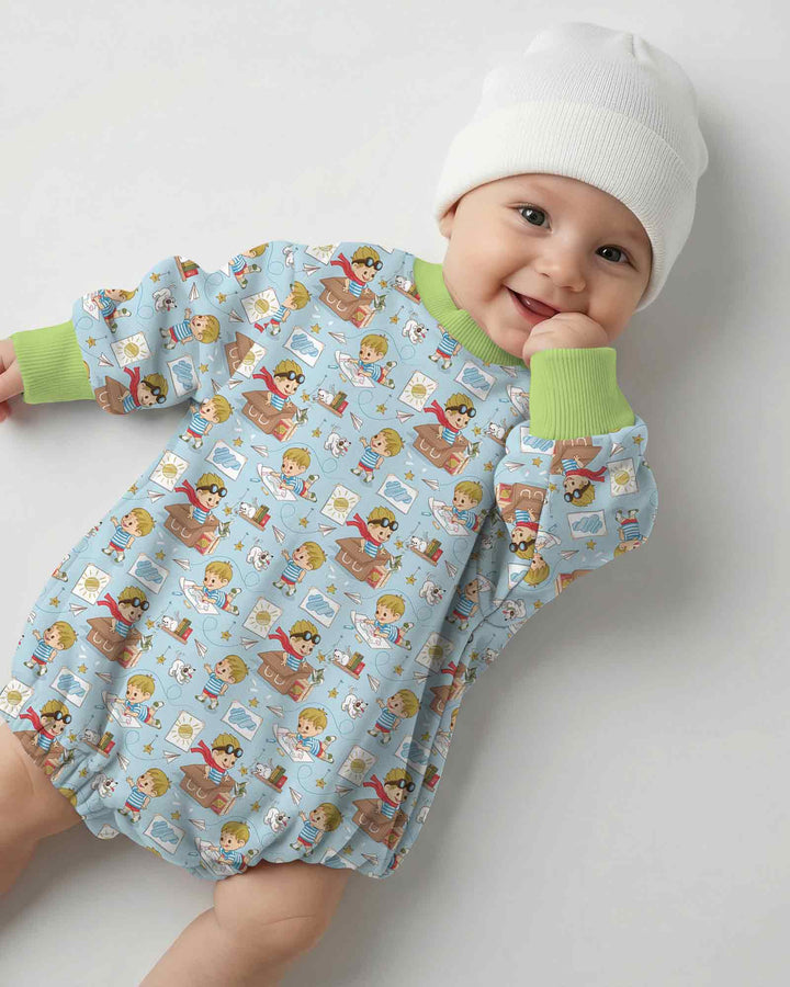 Tiny Explorer Tales Bamboo Bubble Romper