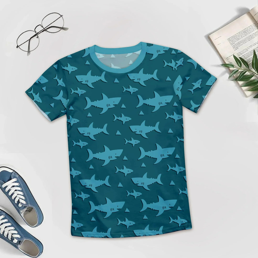 Bamboo Sharks Outfit for Men – Bold and Relaxed , Bamboo Sharks Outfit for Men – Bold and Relaxed - Men / Short Sleeve Pajama Top / XS