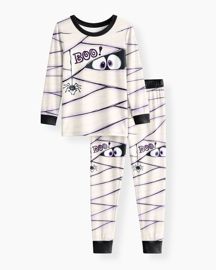 Little Mummy Halloween Bamboo Two Piece Long Sleeve Pajama Set