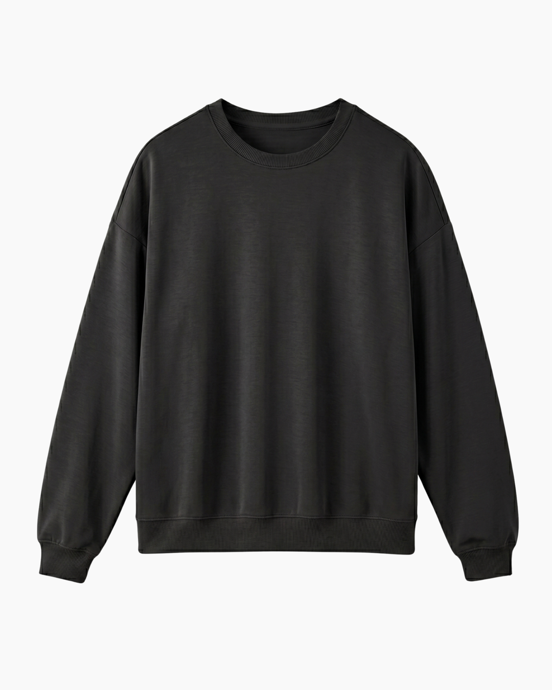 Solid Color Bamboo Adult Crewneck Sweatshirt