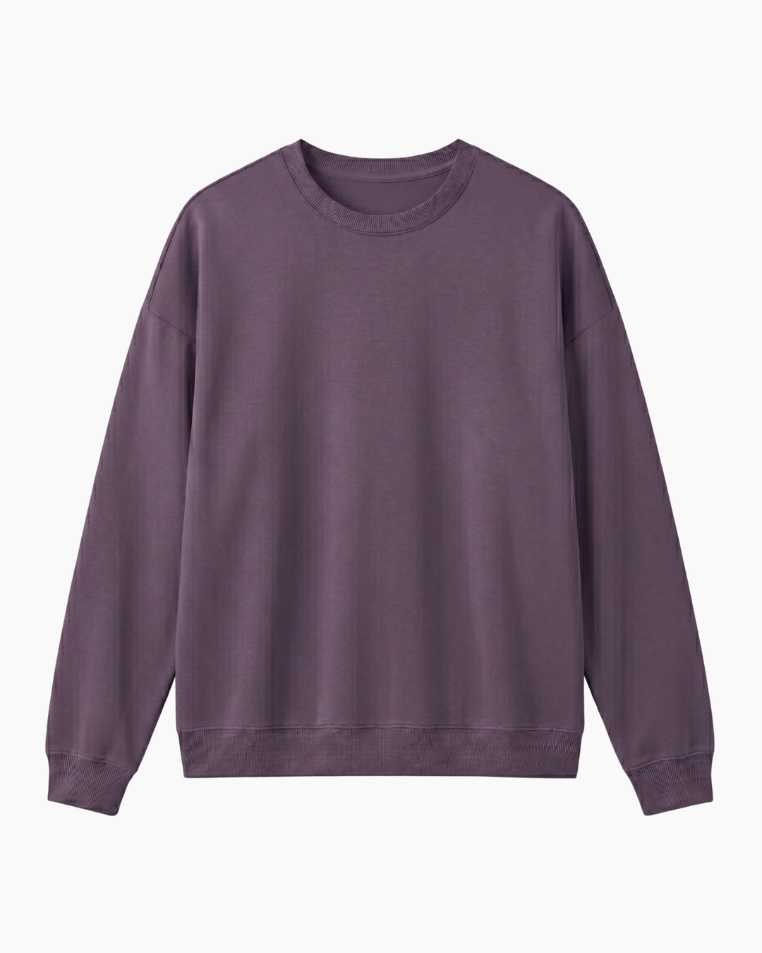 Solid Color Bamboo Adult Crewneck Sweatshirt