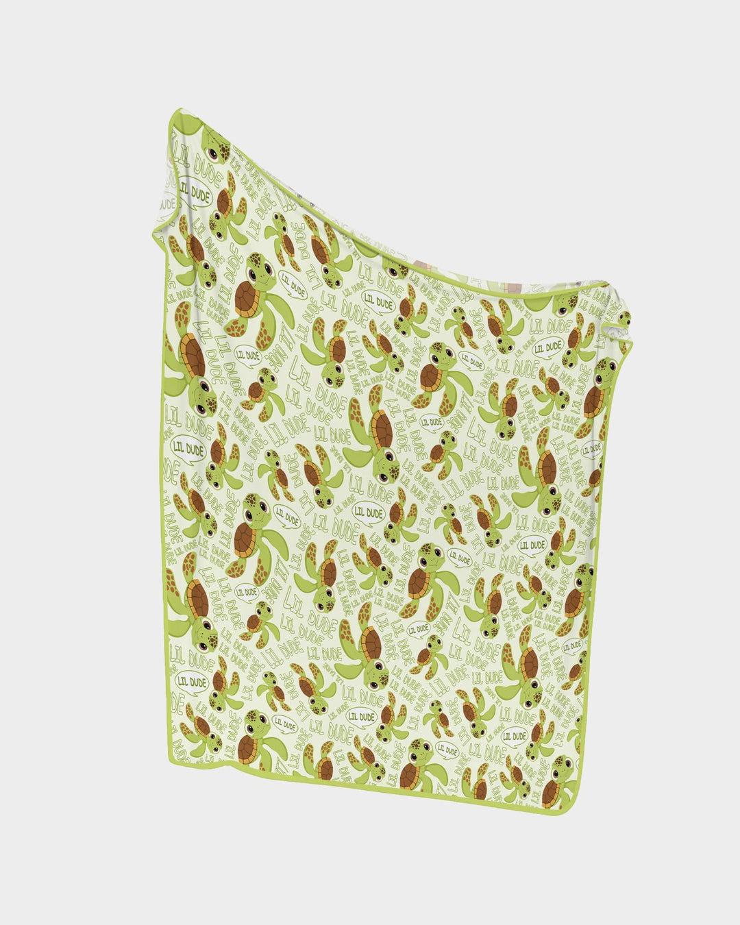 Father and Son Turtle Bamboo Blanket