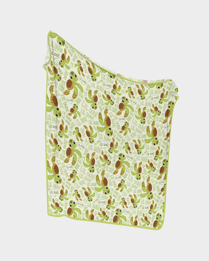 Father and Son Turtle Bamboo Blanket