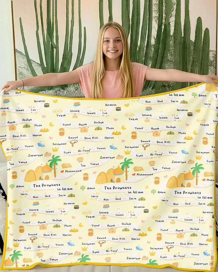 The Prophets in Islam Bamboo Blanket