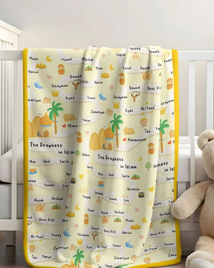 The Prophets in Islam Bamboo Blanket
