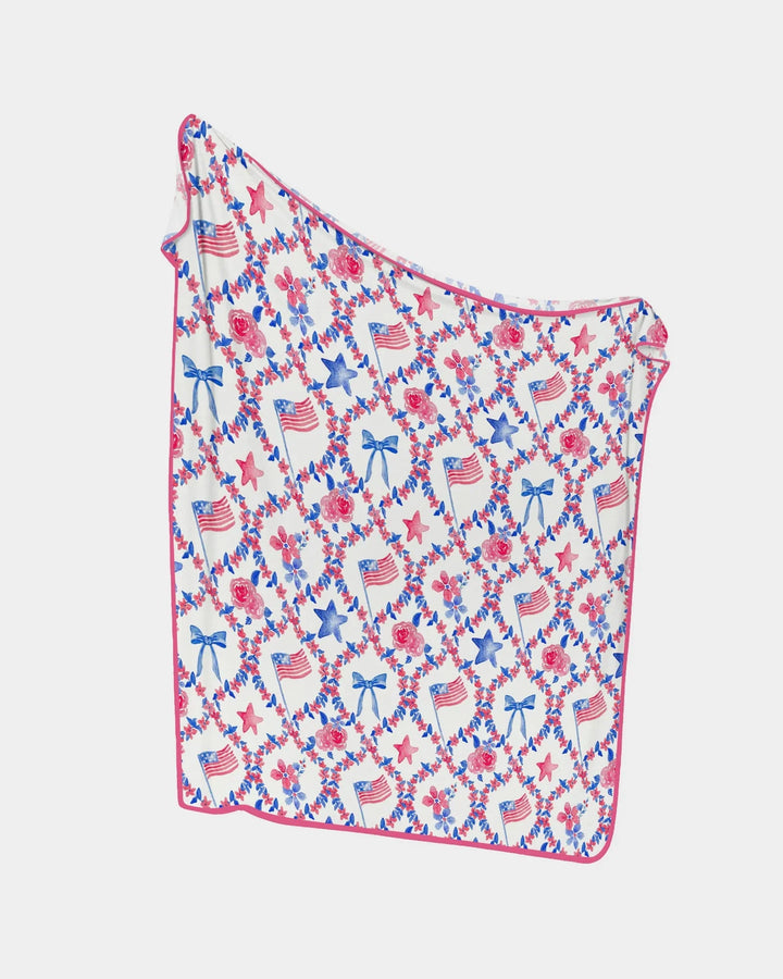 Americana Bloom Blanket