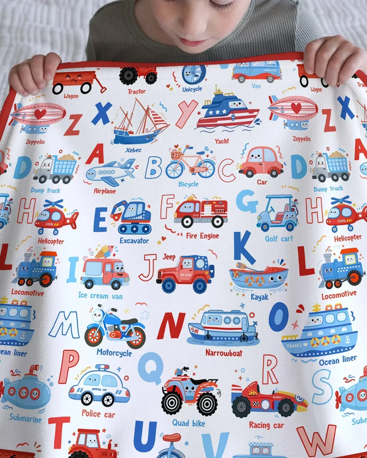 Patriotic Construction Bamboo Blanket