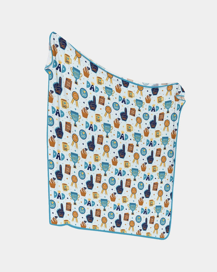 World's Best Dad Bamboo Blanket