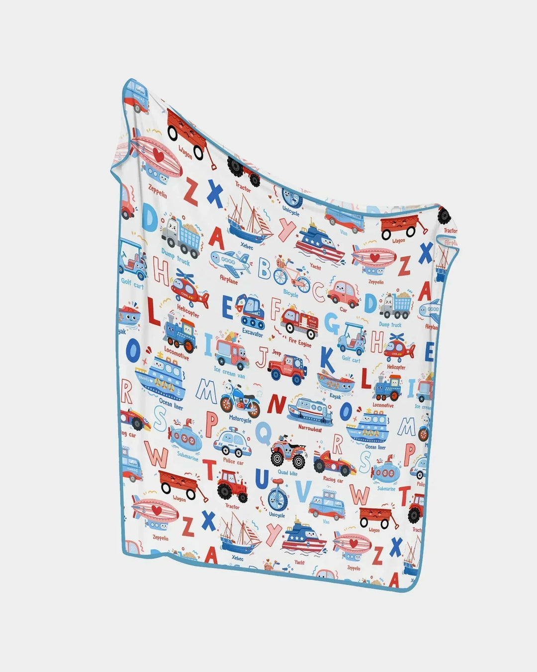 Patriotic Construction Bamboo Blanket