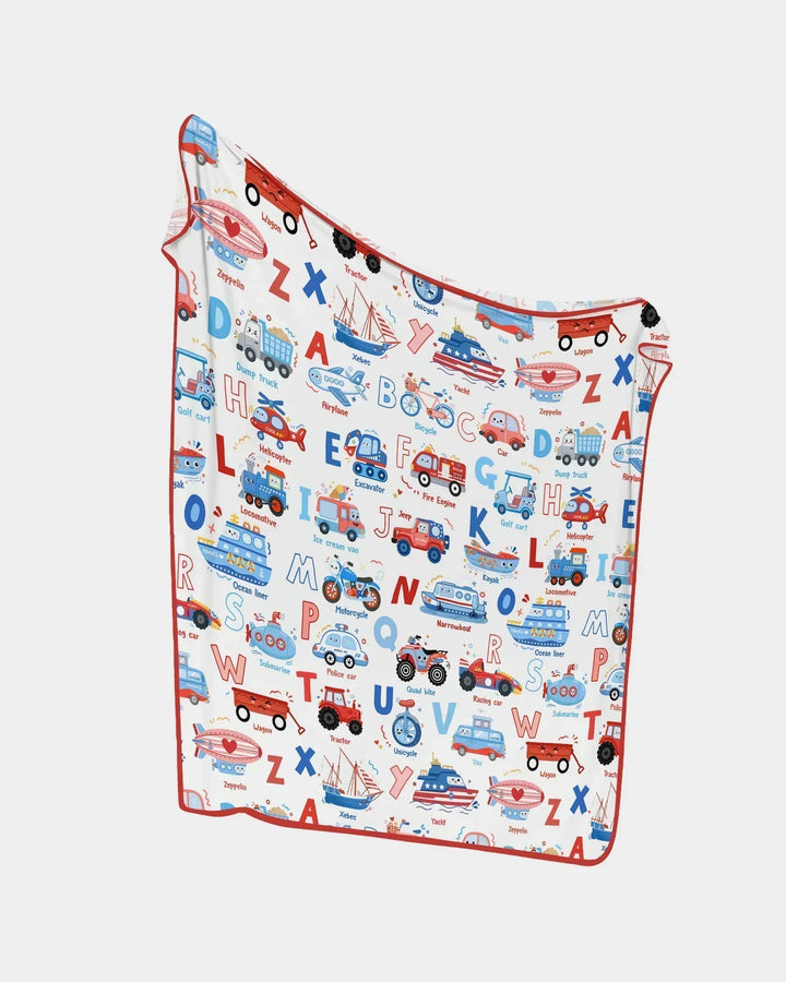 Patriotic Construction Bamboo Blanket