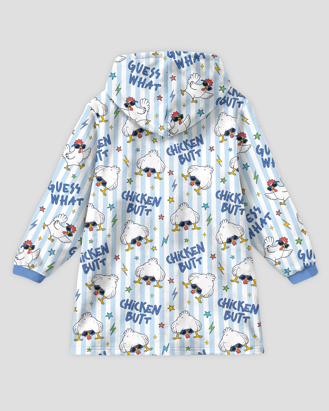 Guess What Chicken Butt! Bamboo Blanket Hoodie