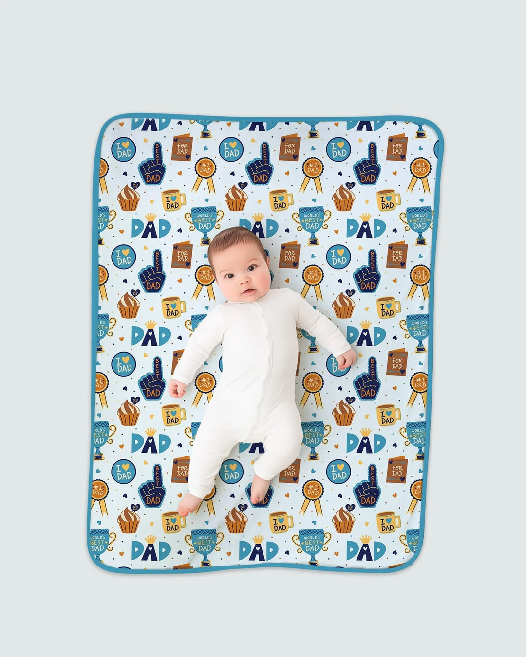 World's Best Dad Bamboo Blanket