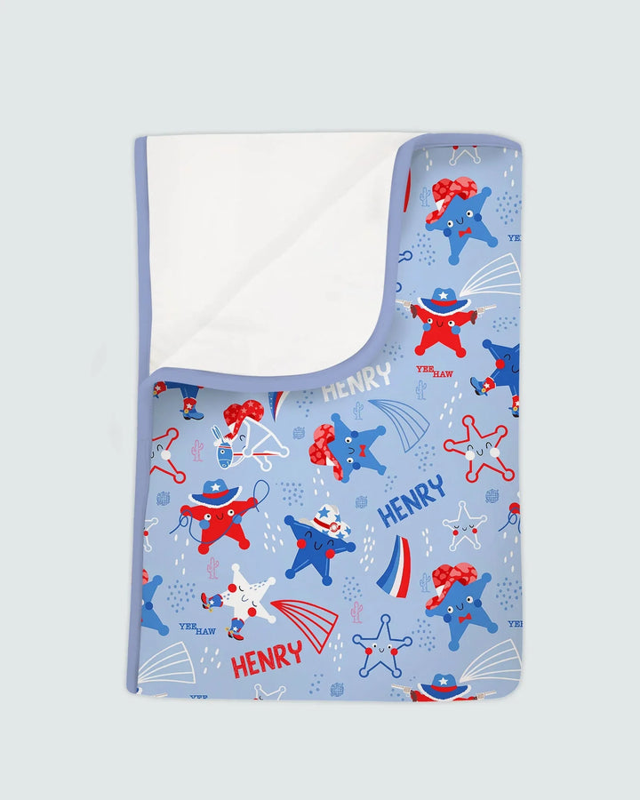 Howdy America Star Bamboo Blanket