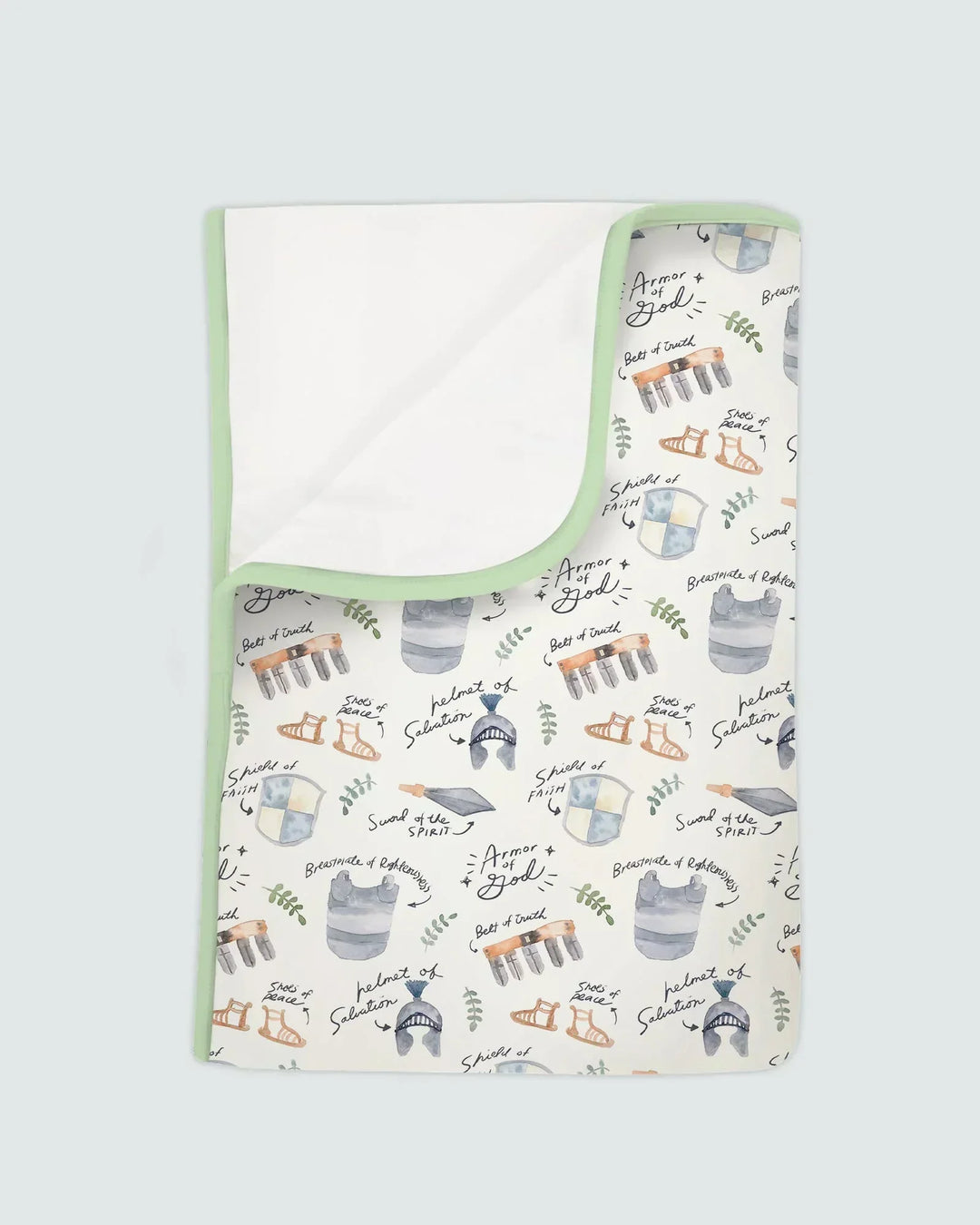 Ephesians 6:10-18 Armor of God Bamboo Blanket