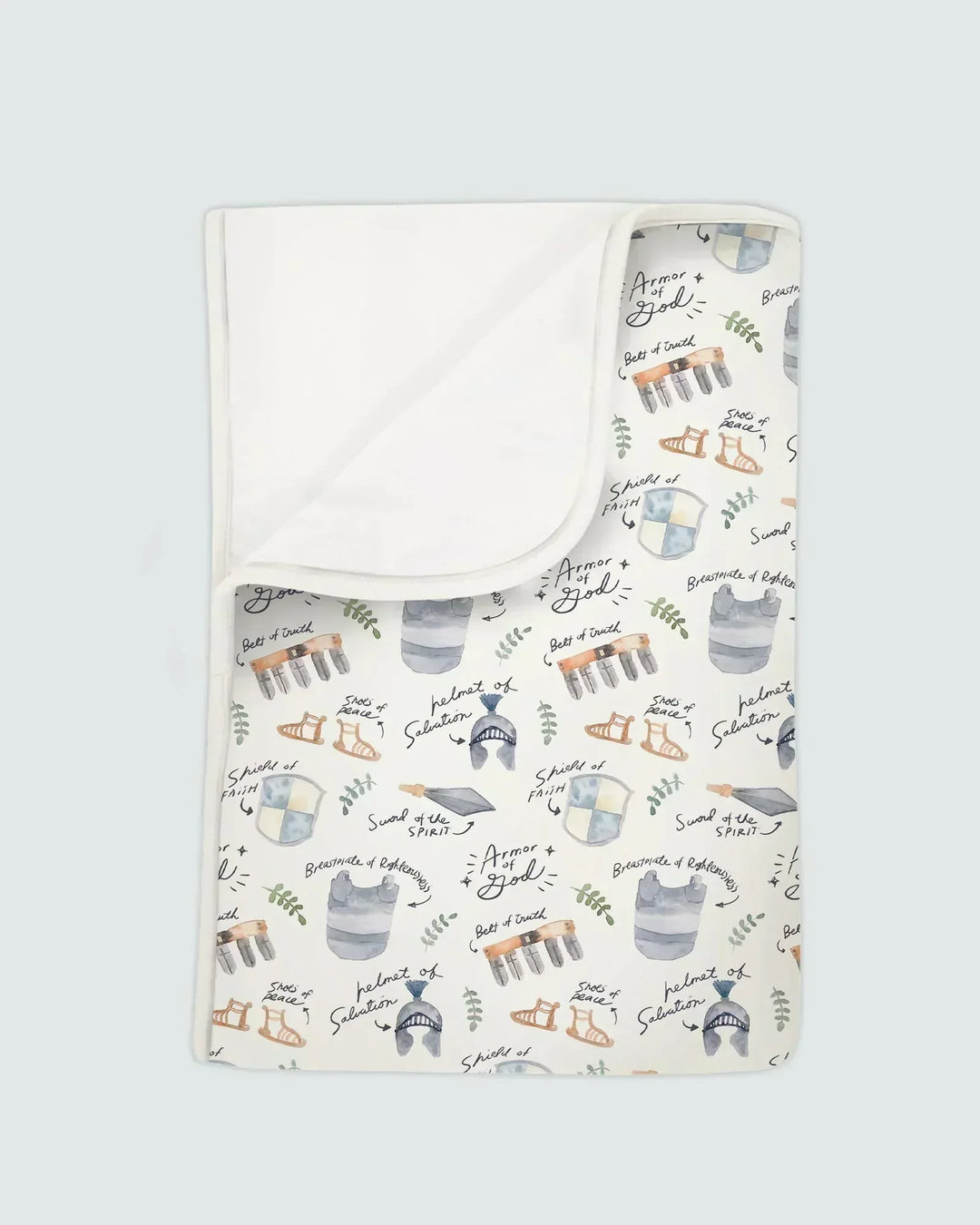 Ephesians 6:10-18 Armor of God Bamboo Blanket