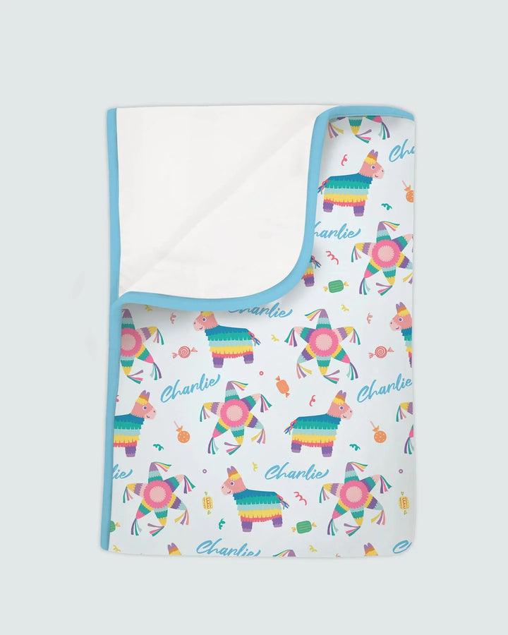 Custom Name Smash the Pinata Bamboo Blanket