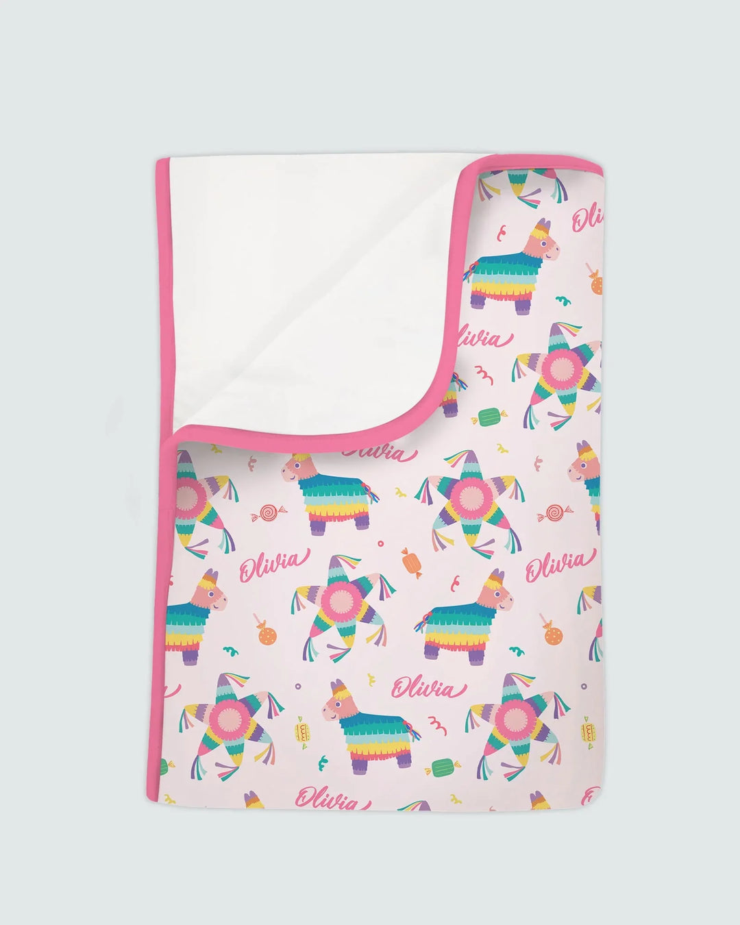 Custom Name Smash the Pinata Bamboo Blanket