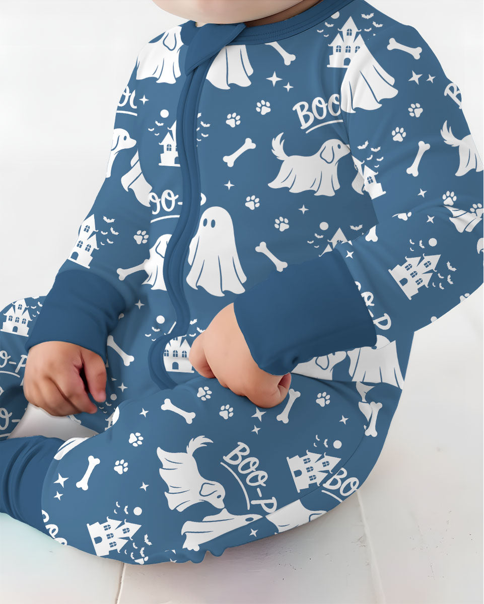 Boo-p Ghost Dog Bamboo Convertible Zippy