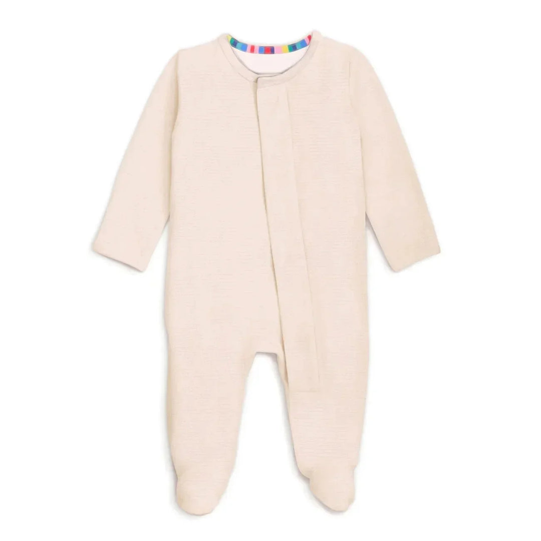 Blush Magnetic Footie Romper , Blush Magnetic Footie Romper - Newborn